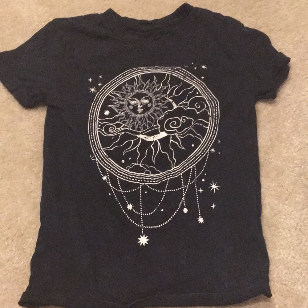 Navy blue sun tee